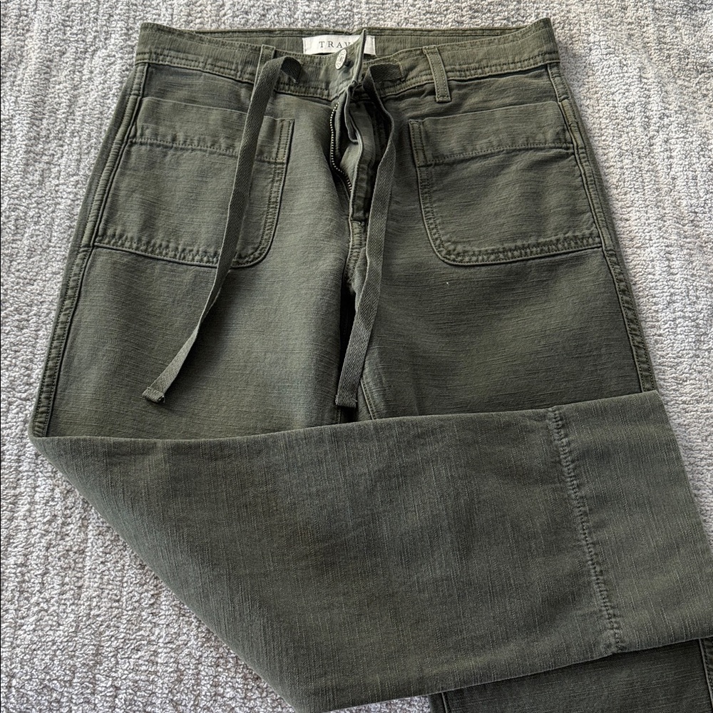 Trave Dark Olive Women's Trousers